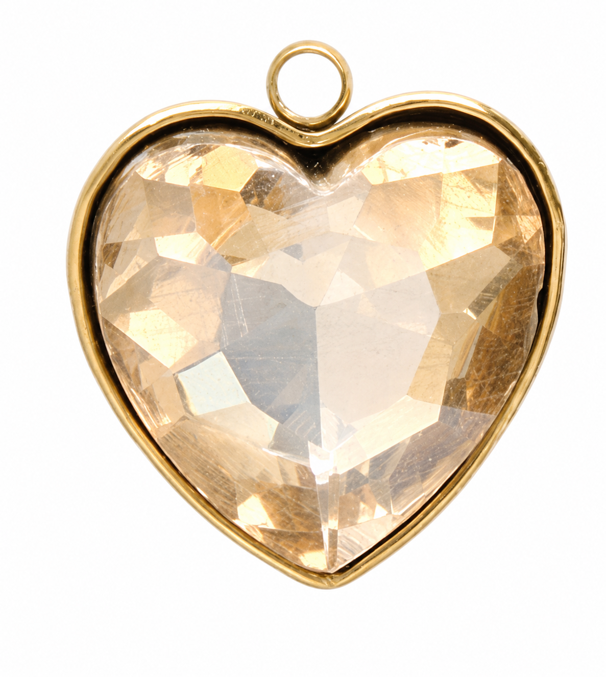 Hart- Kristalglas - Goud