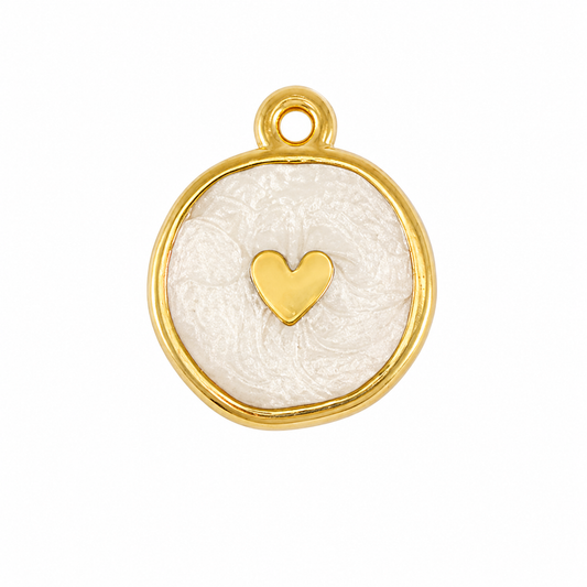 Gouden hanger - Hart - Kleur