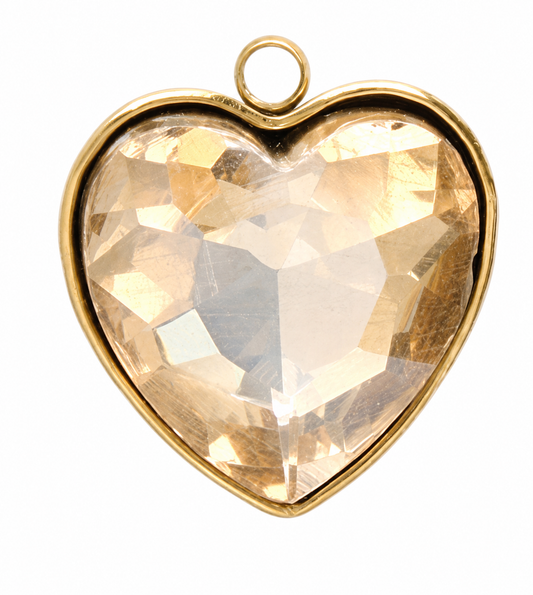 Hart- Kristalglas - Goud