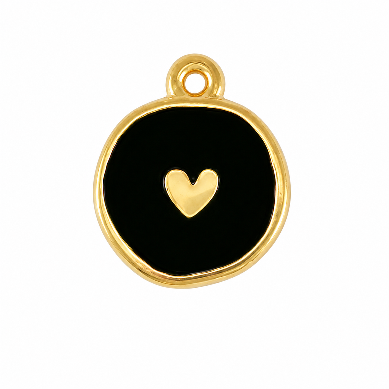 Gouden hanger - Hart - Kleur