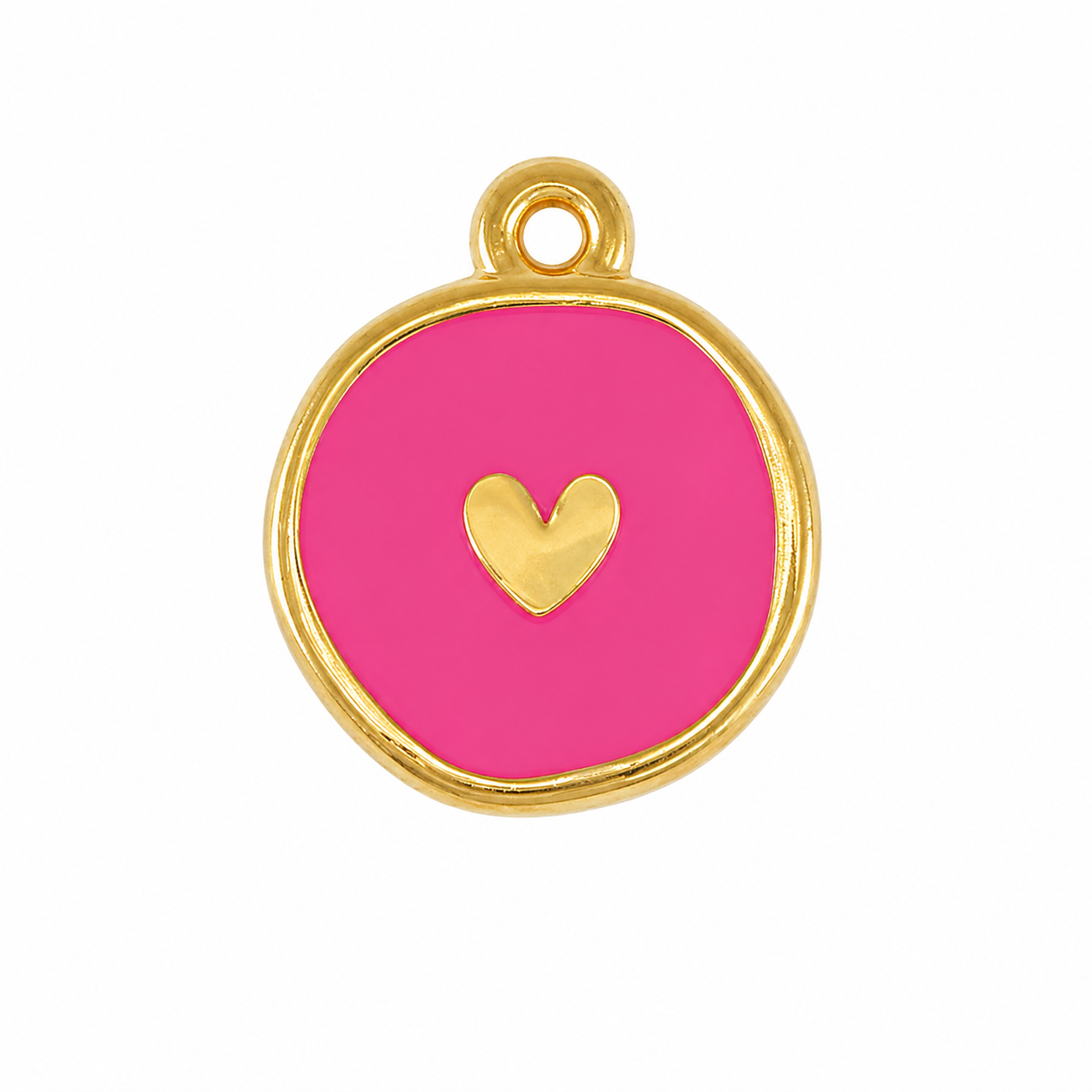 Gouden hanger - Hart - Kleur