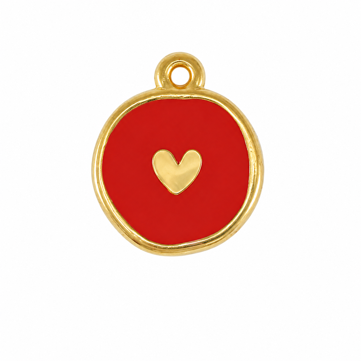 Gouden hanger - Hart - Kleur
