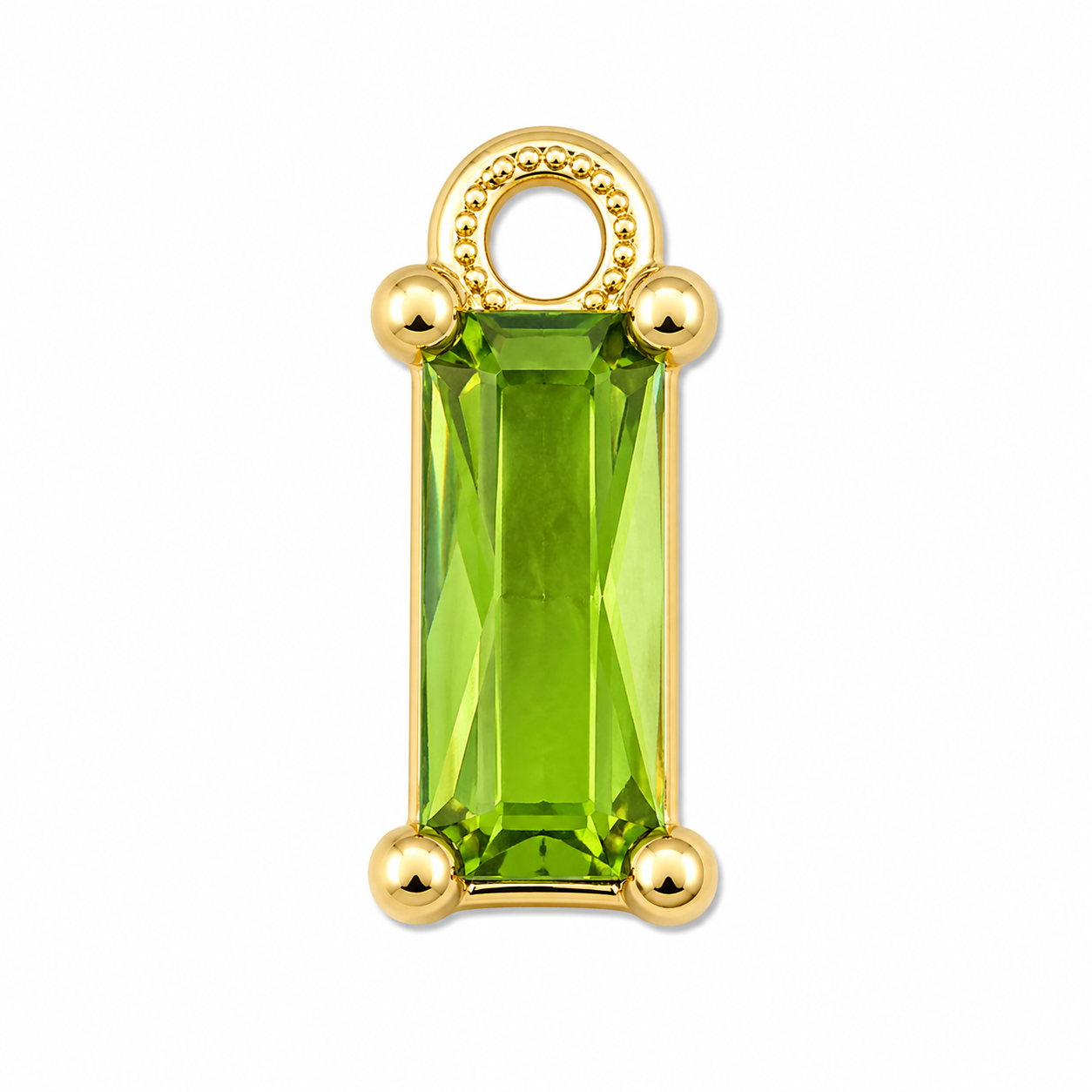 Hanger - Crystal Glas - Rechthoek - Goud