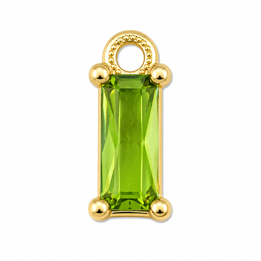 Hanger - Crystal Glas - Rechthoek - Goud