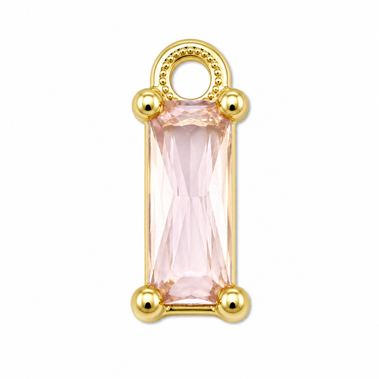 Hanger - Crystal Glas - Rechthoek - Goud