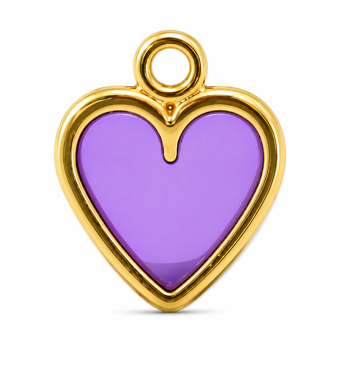 Hart - Goud - Kleur - Transparant