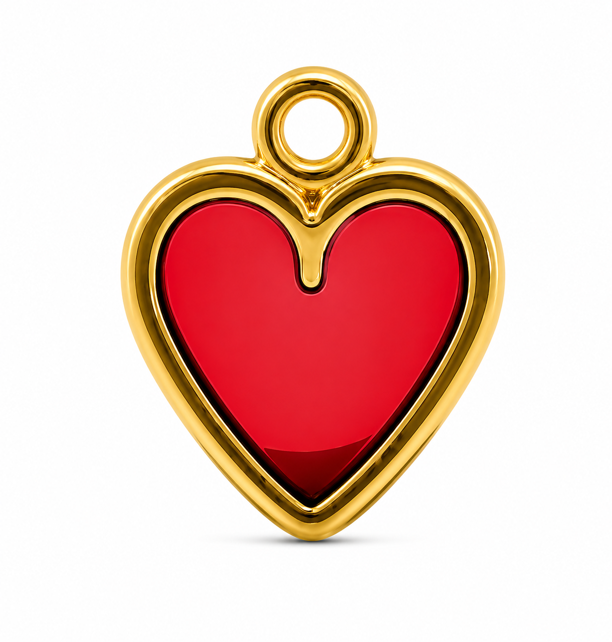 Hart - Goud - Kleur - Transparant