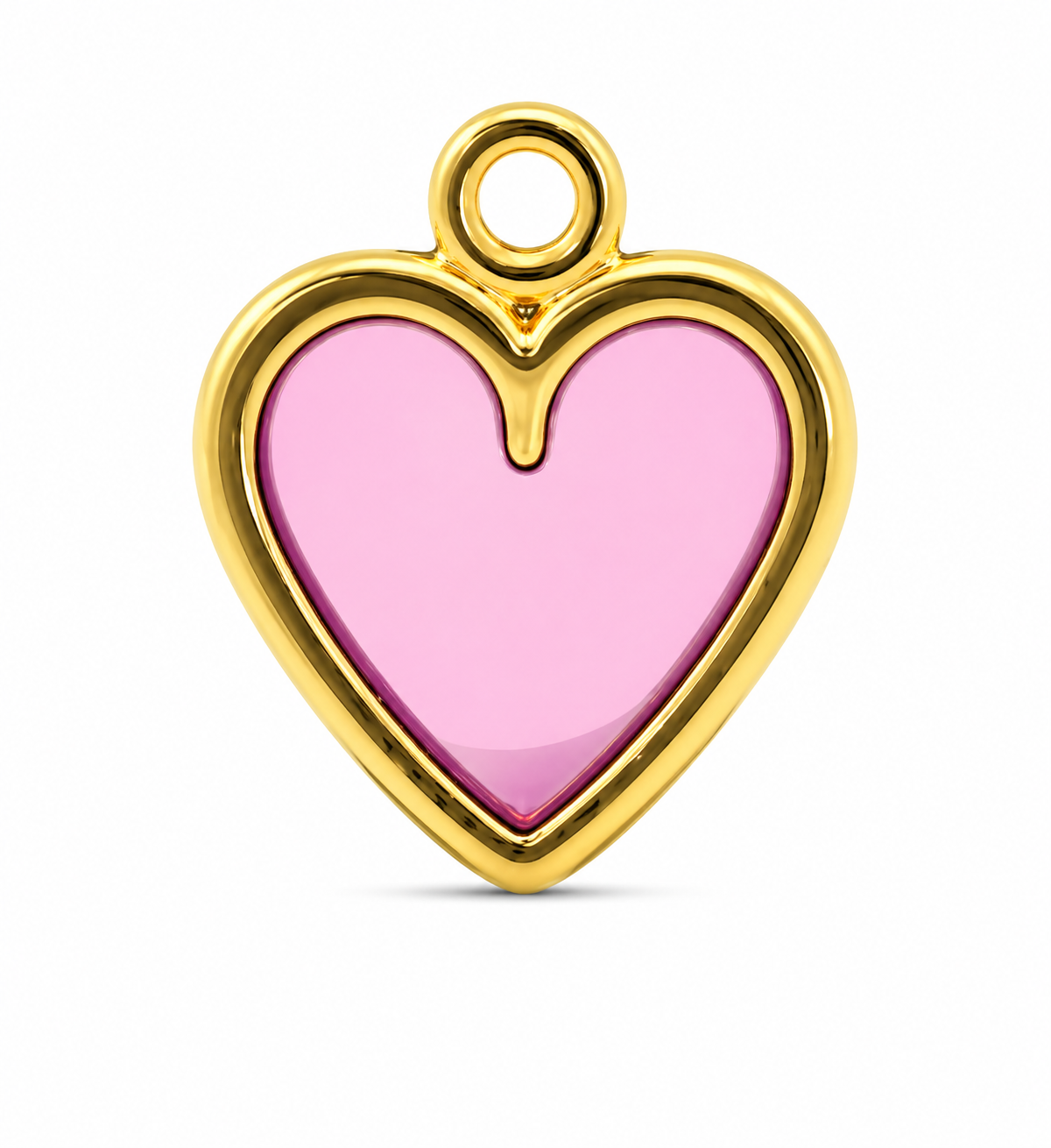 Hart - Goud - Kleur - Transparant