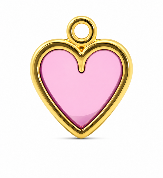 Hart - Goud - Kleur - Transparant